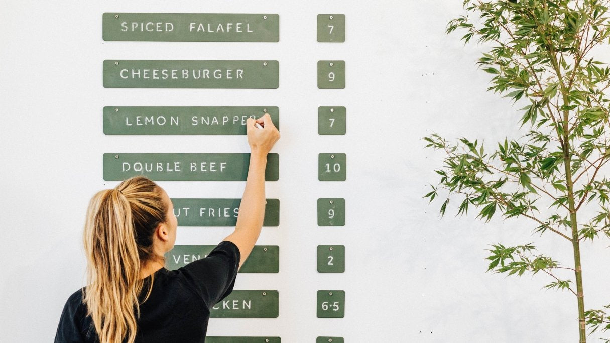 The Best Uses of A Chalkboard Menu - George & Willy EU