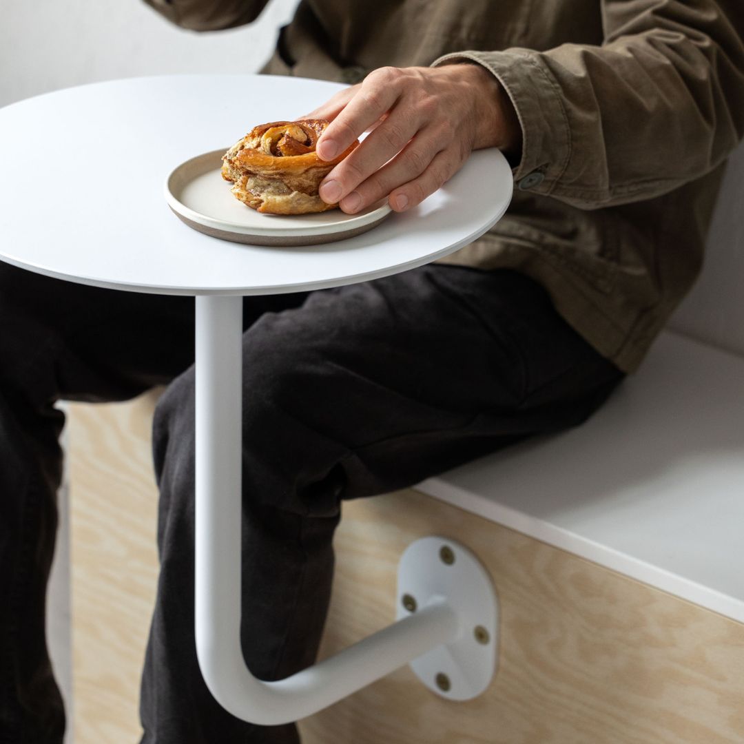 wall mounted cafe table