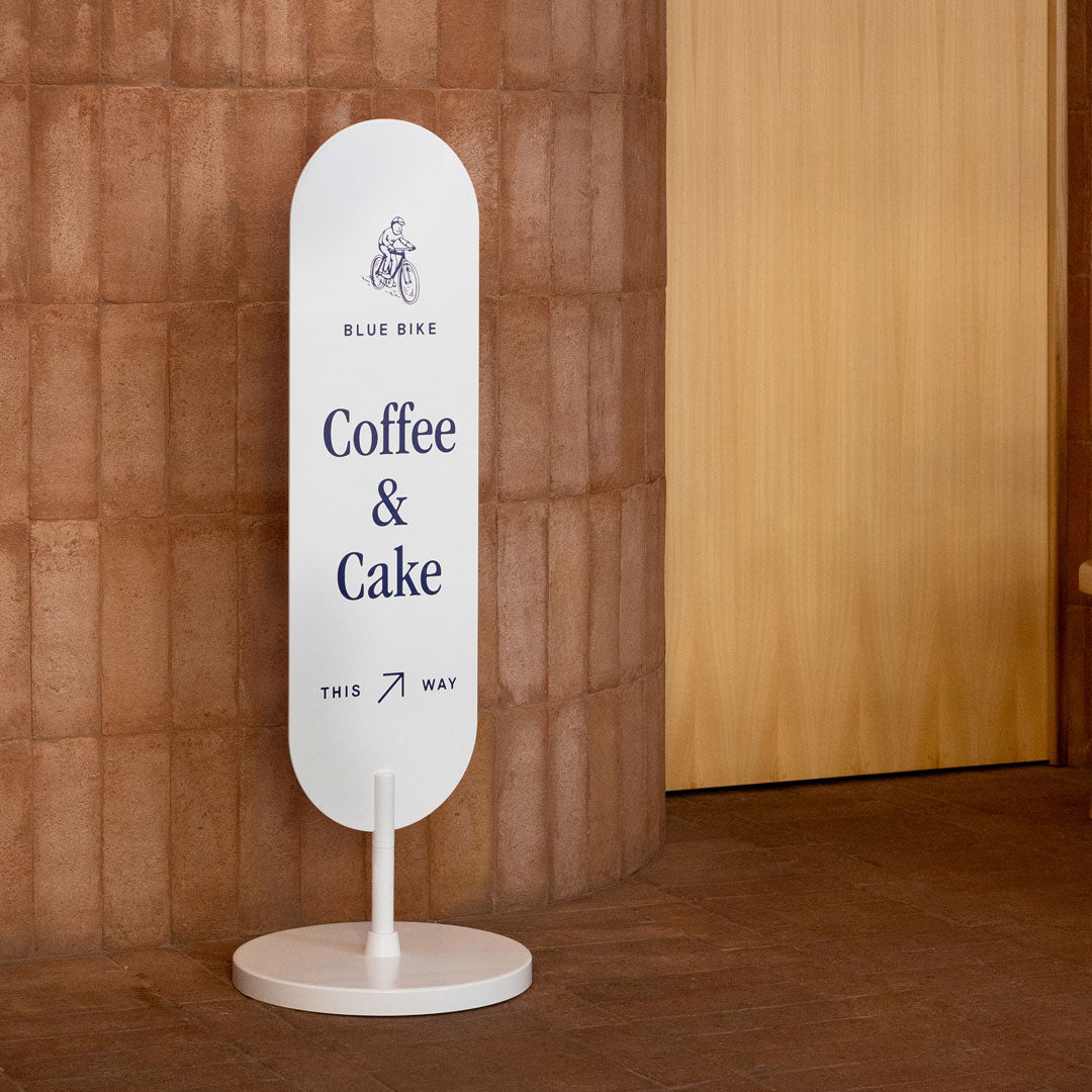 Standing Sign Holder, Free standing sign, Metal Sign Holder, Pedestal Sign