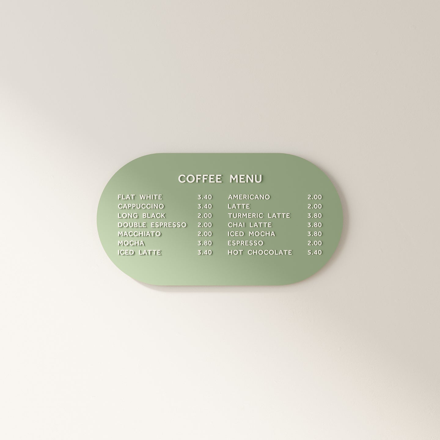 menu display, coffee menu, menu board, letter board, menu display